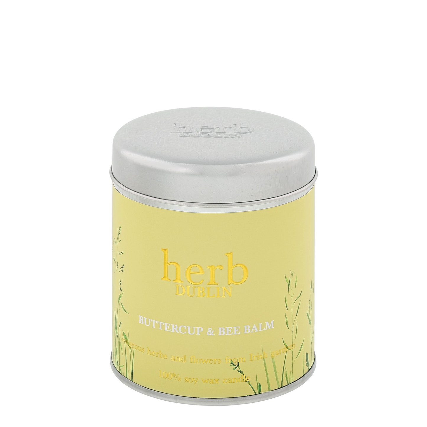 Herb Dublin Buttercup and Bee Balm Tin Candle