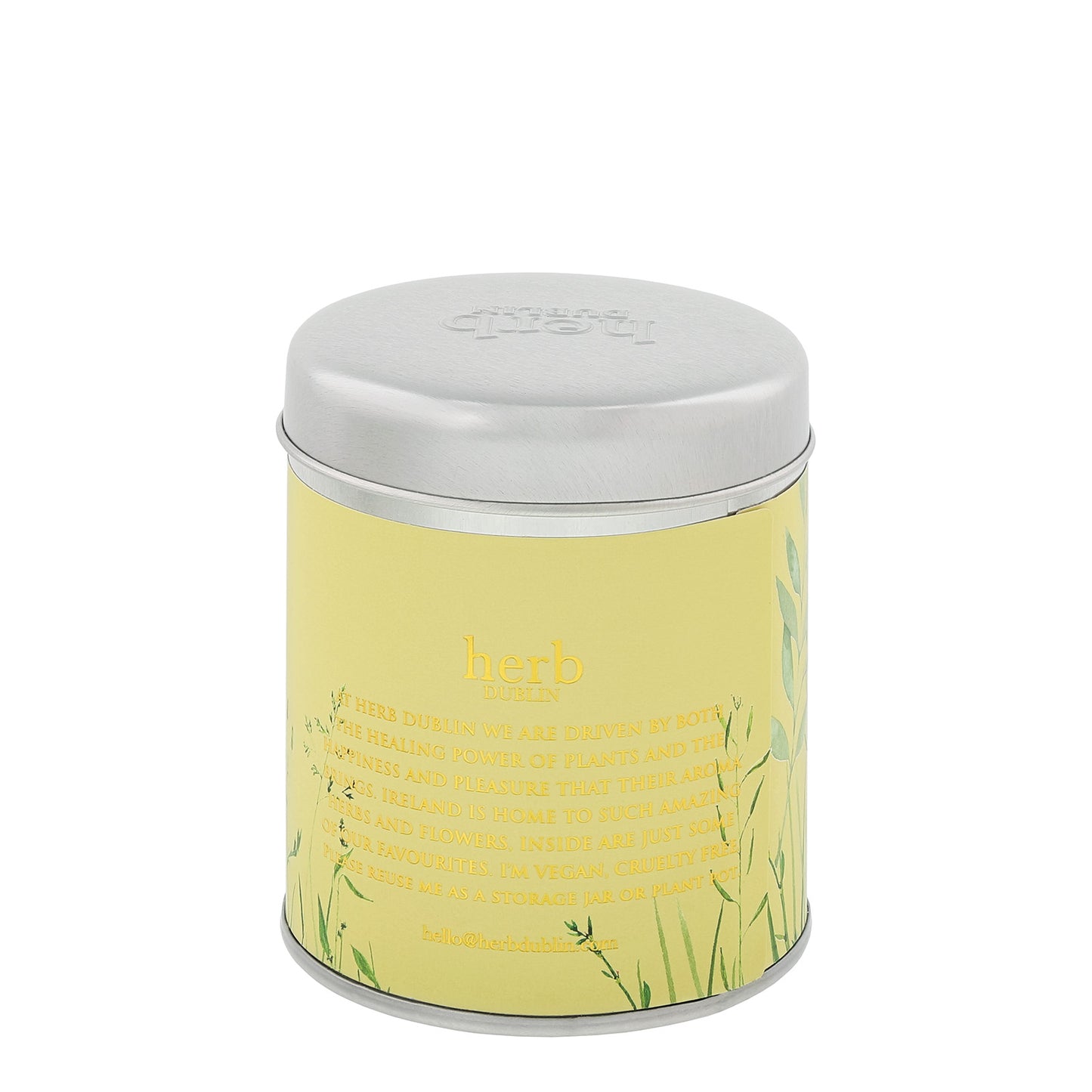 Herb Dublin Buttercup and Bee Balm Tin Candle