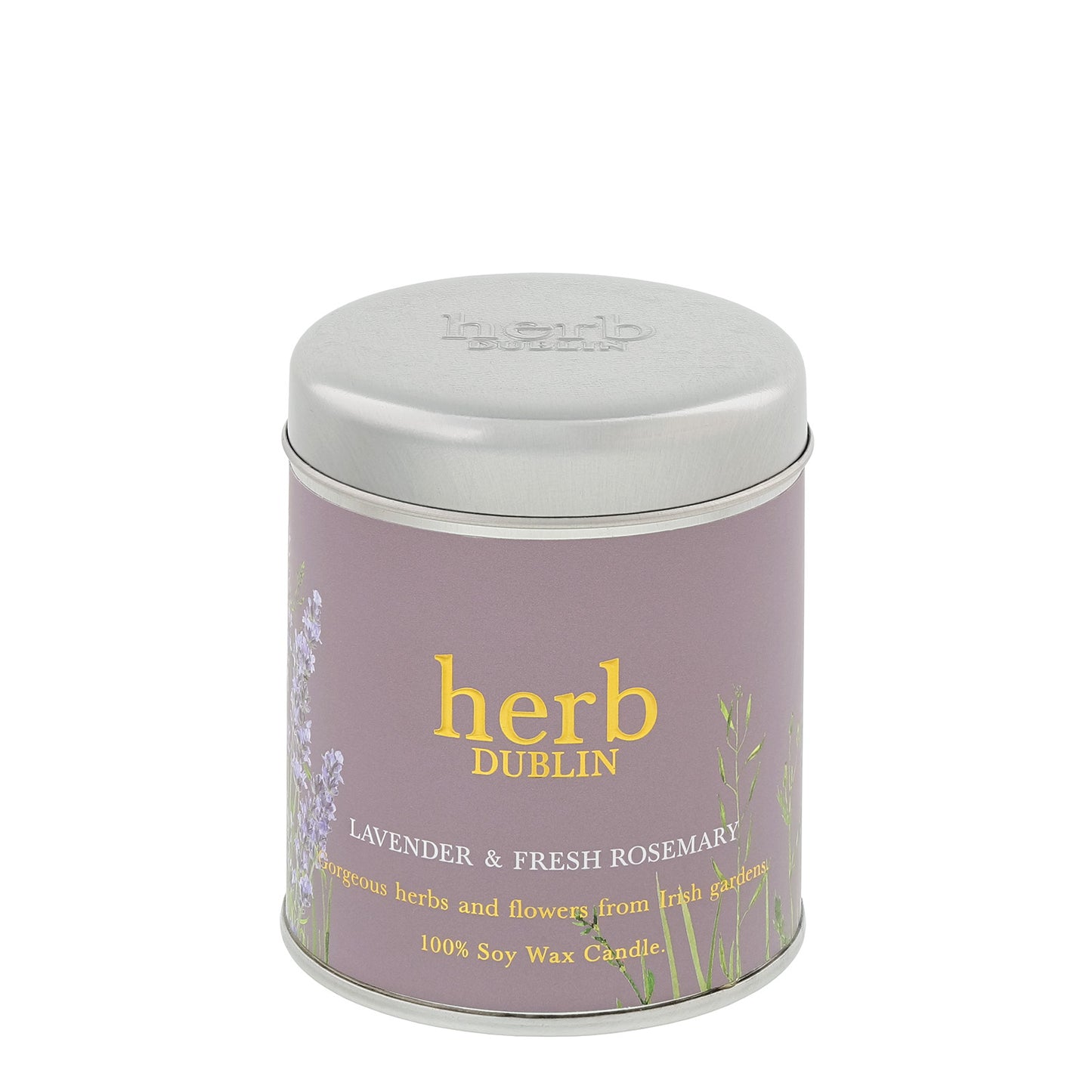 Herb Dublin Lavender & Rosemary Tin Candle