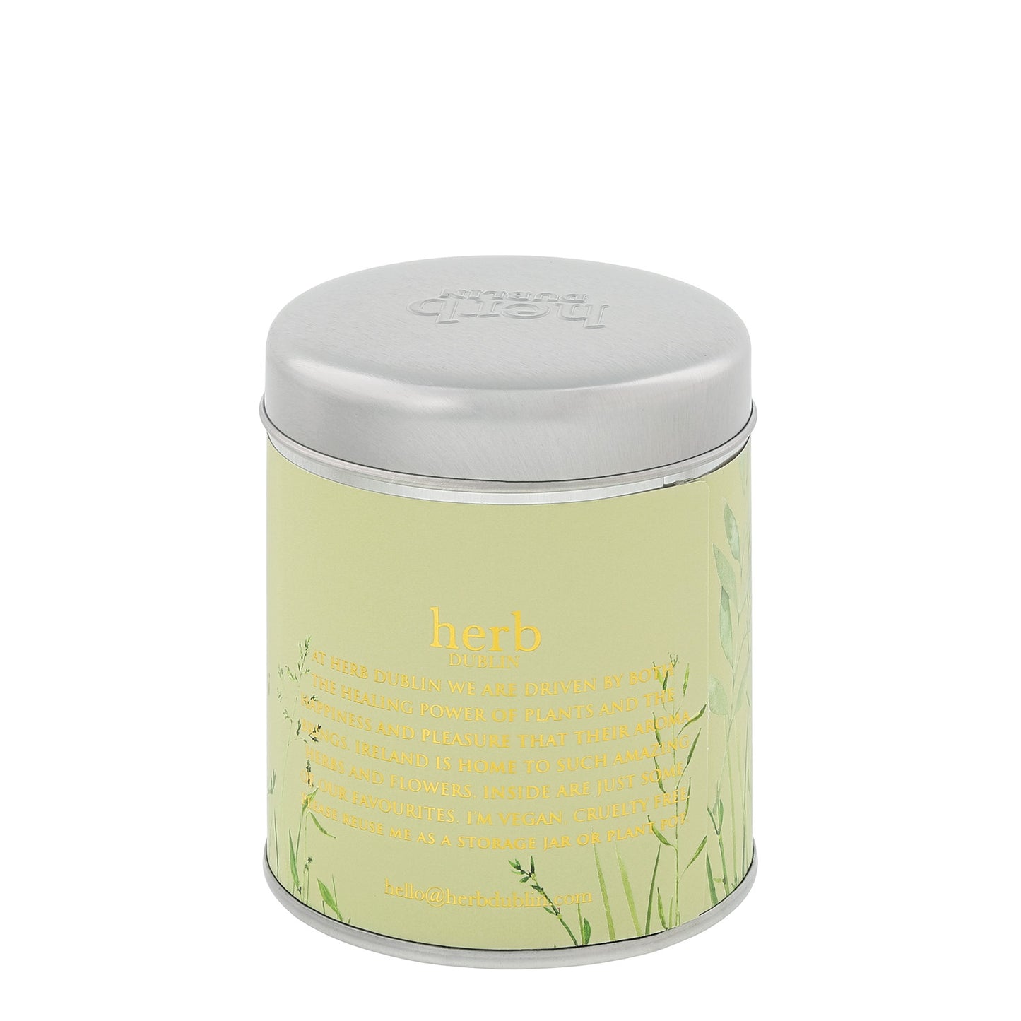 Herb Dublin Peppermint and Eucalyptus Tin Candle