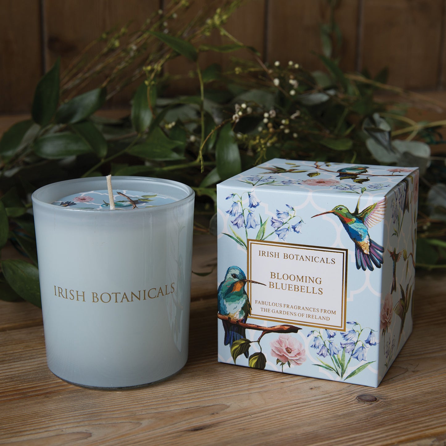 Irish Botanicals Blooming Bluebells Candle