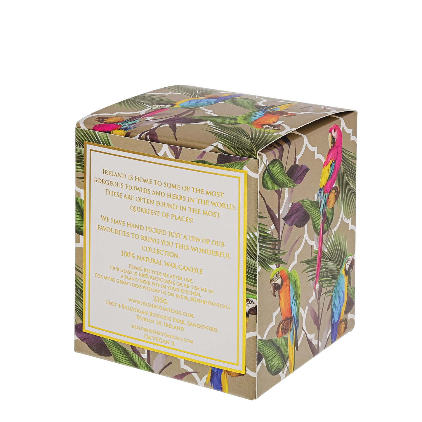 Irish Botanicals Verveine and Lemon Balm Candle