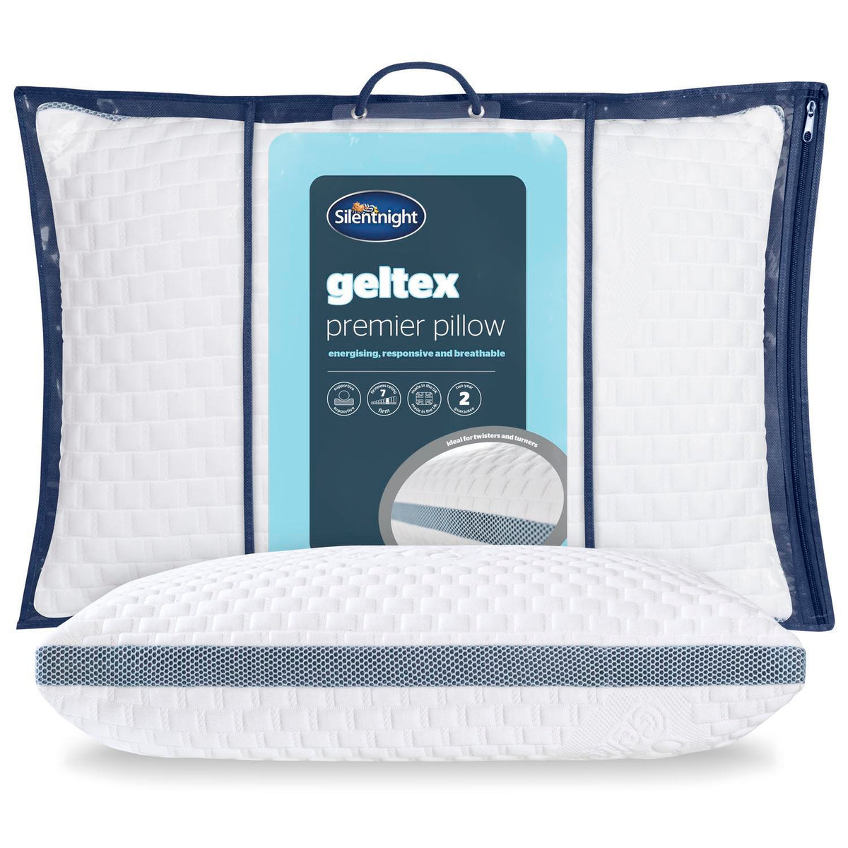Silentnight Geltex Premier Pillow - Firm Support