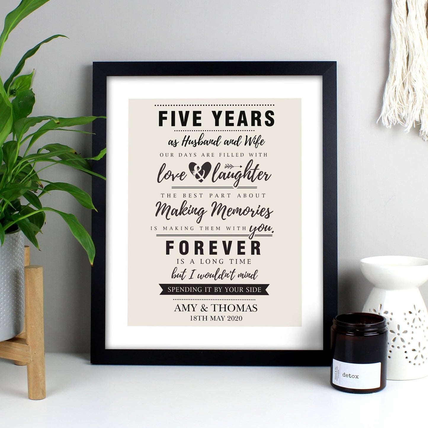 Personalised Sentimental Framed Print