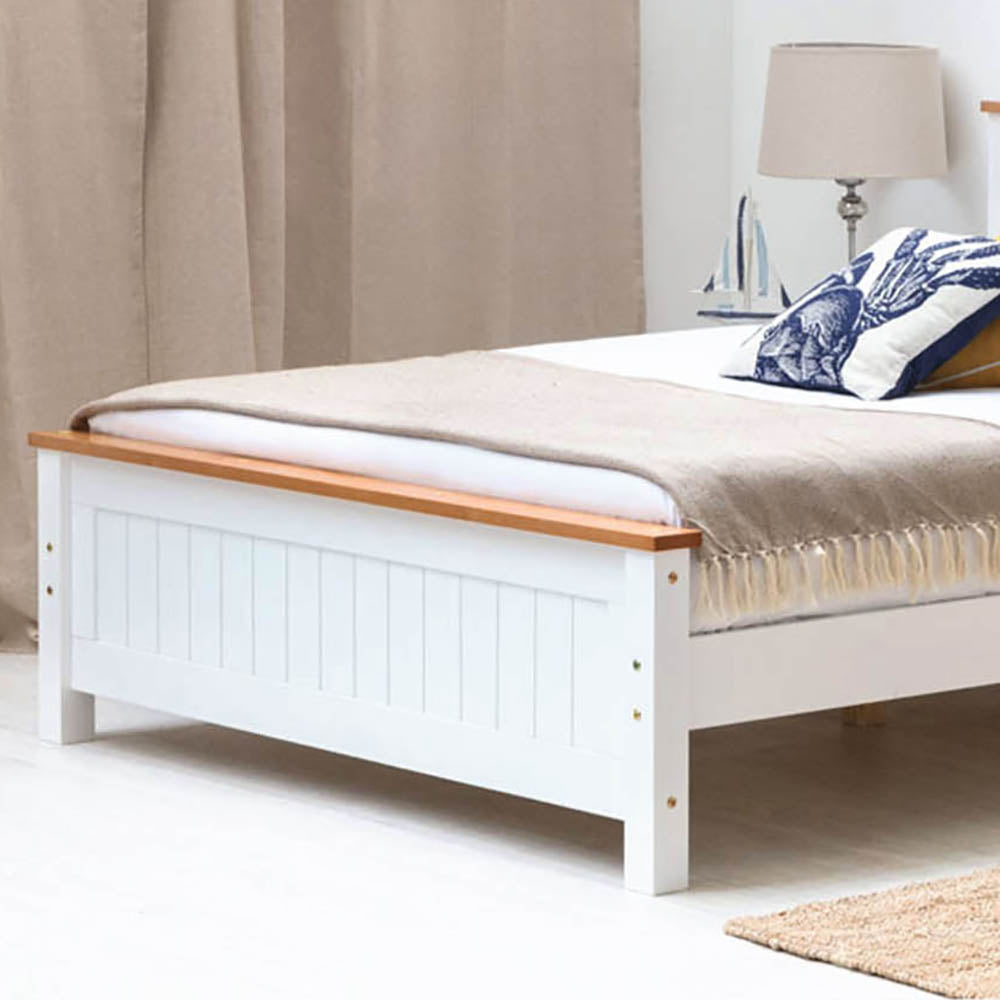 Rostherne Farmhouse White Wooden Bed