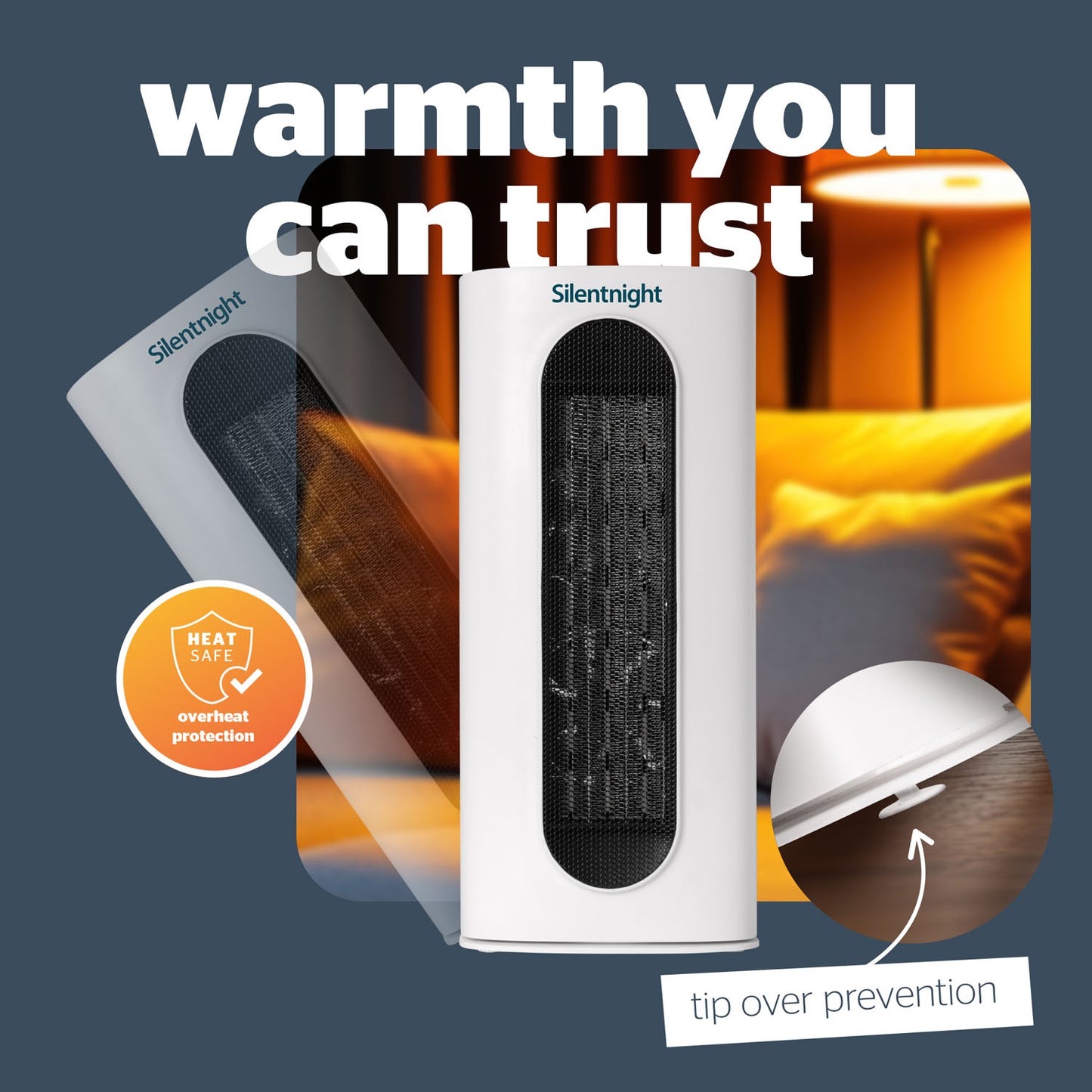 Silentnight Comfort Control Ceramic Fan Heater