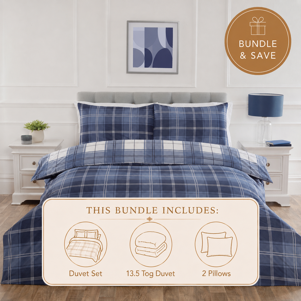 Seattle Navy Student Bedding Bundle