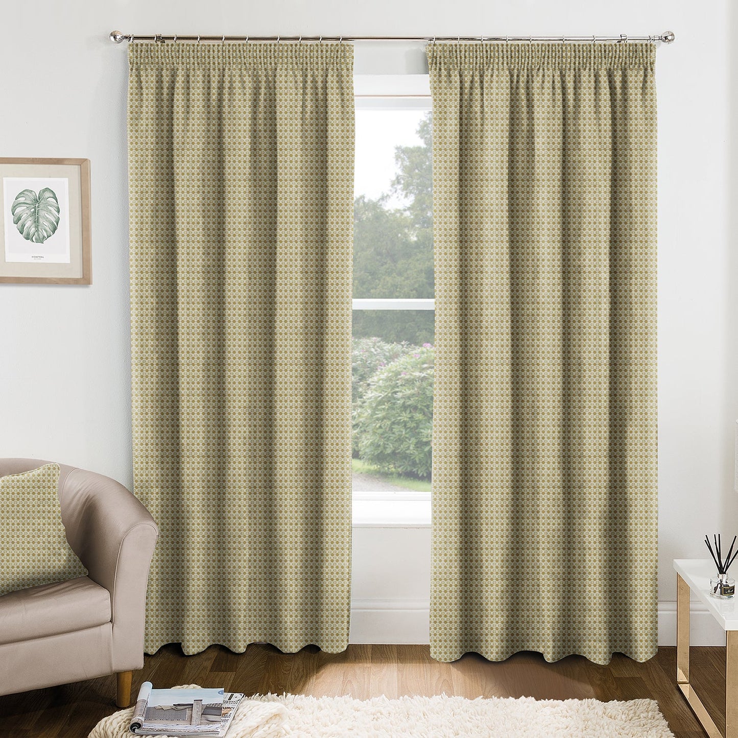 Limoges Ochre Made to Measure Curtains