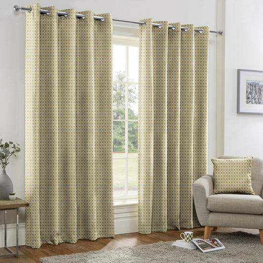 Limoges Ochre Made to Measure Curtains