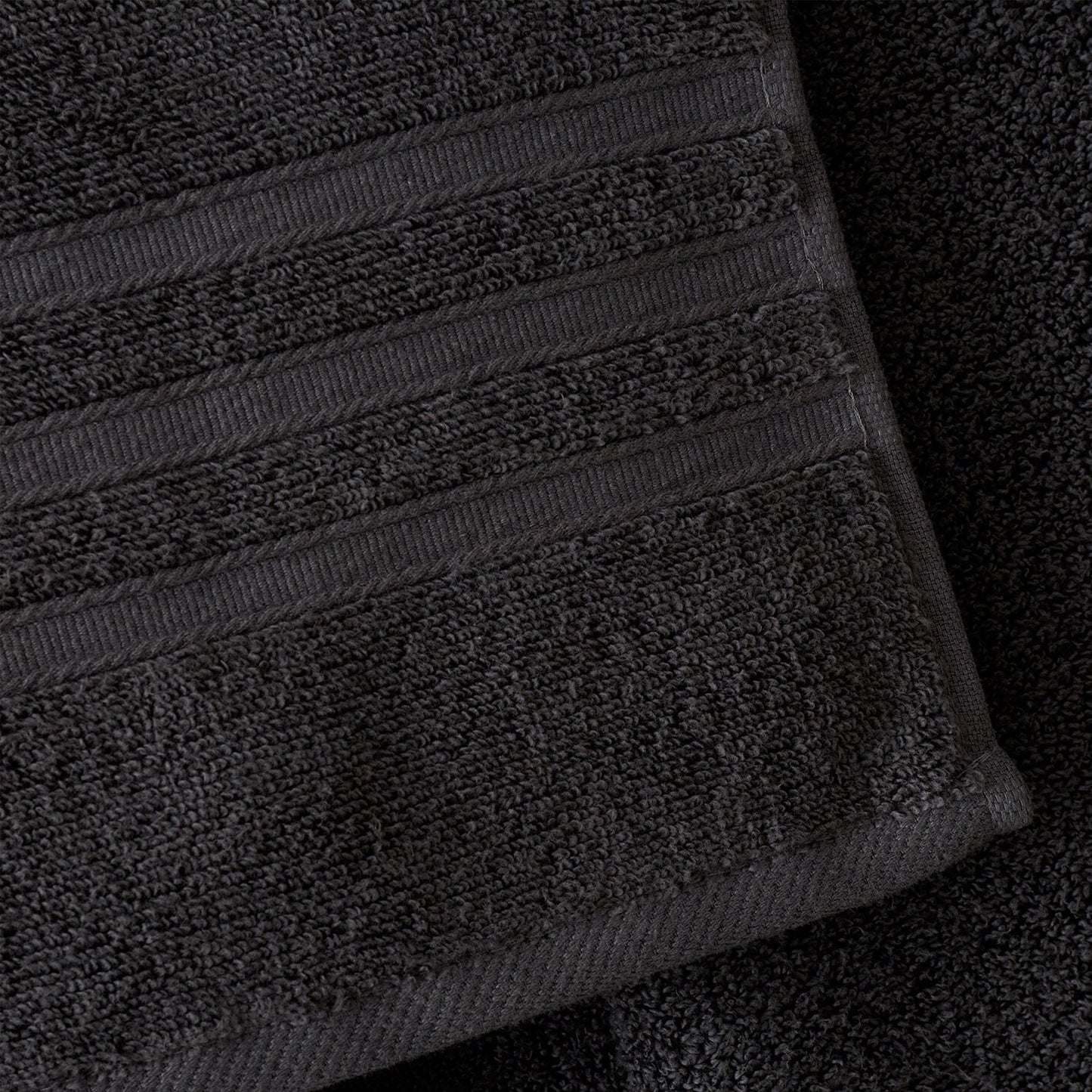 Catherine Lansfield Zero Twist Charcoal 450Gsm 100% Cotton Towels