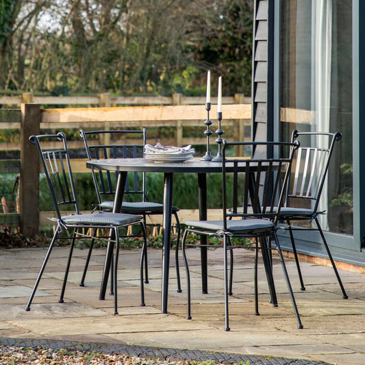 Lenno Mosaic Round Dining Table