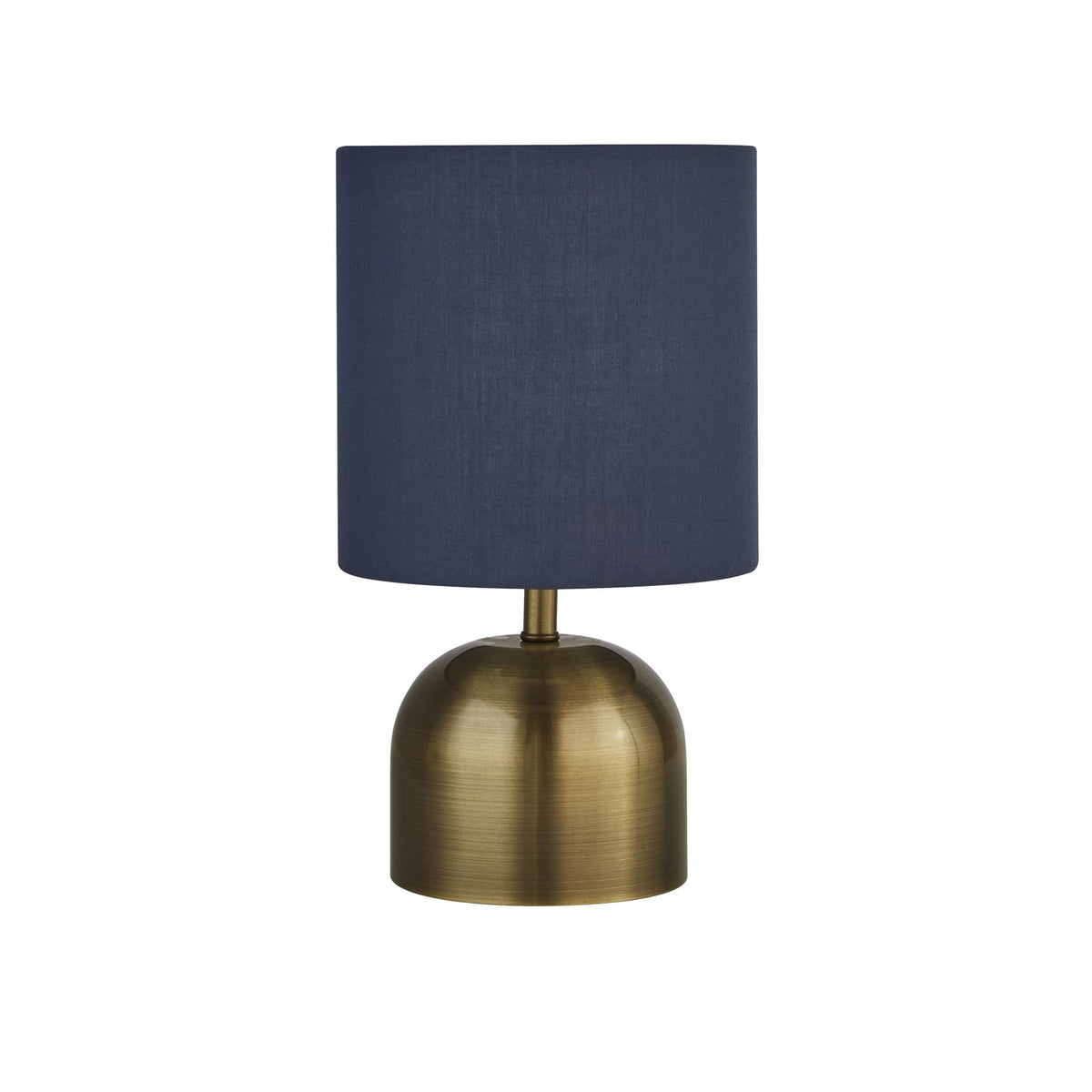 Satin Brass & Shade Touch Lamp