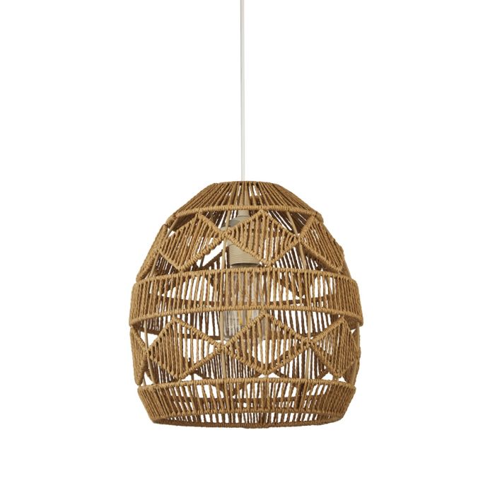 Diamond Pattern Rattan Easifit Light Shade – Julian Charles Home