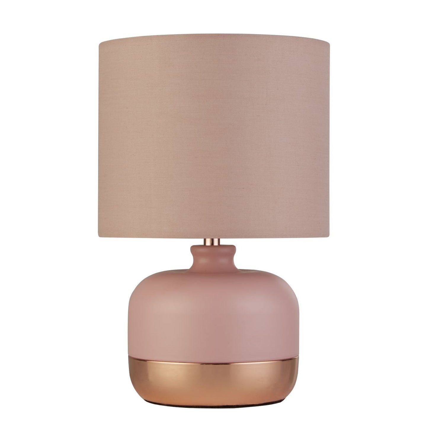 Pink & Copper Table Lamp