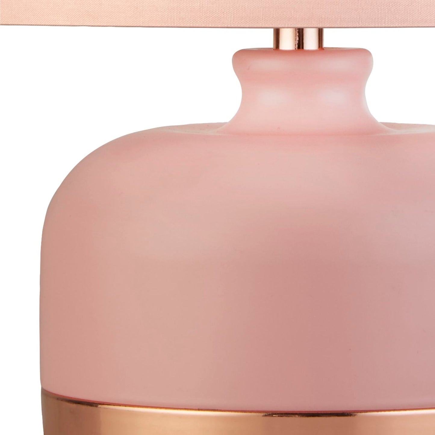 Pink & Copper Table Lamp