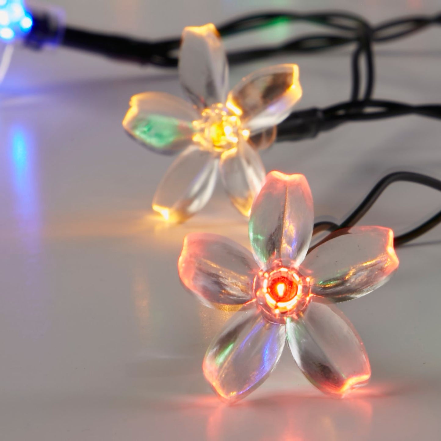 30 Flower Head Battery String Lights