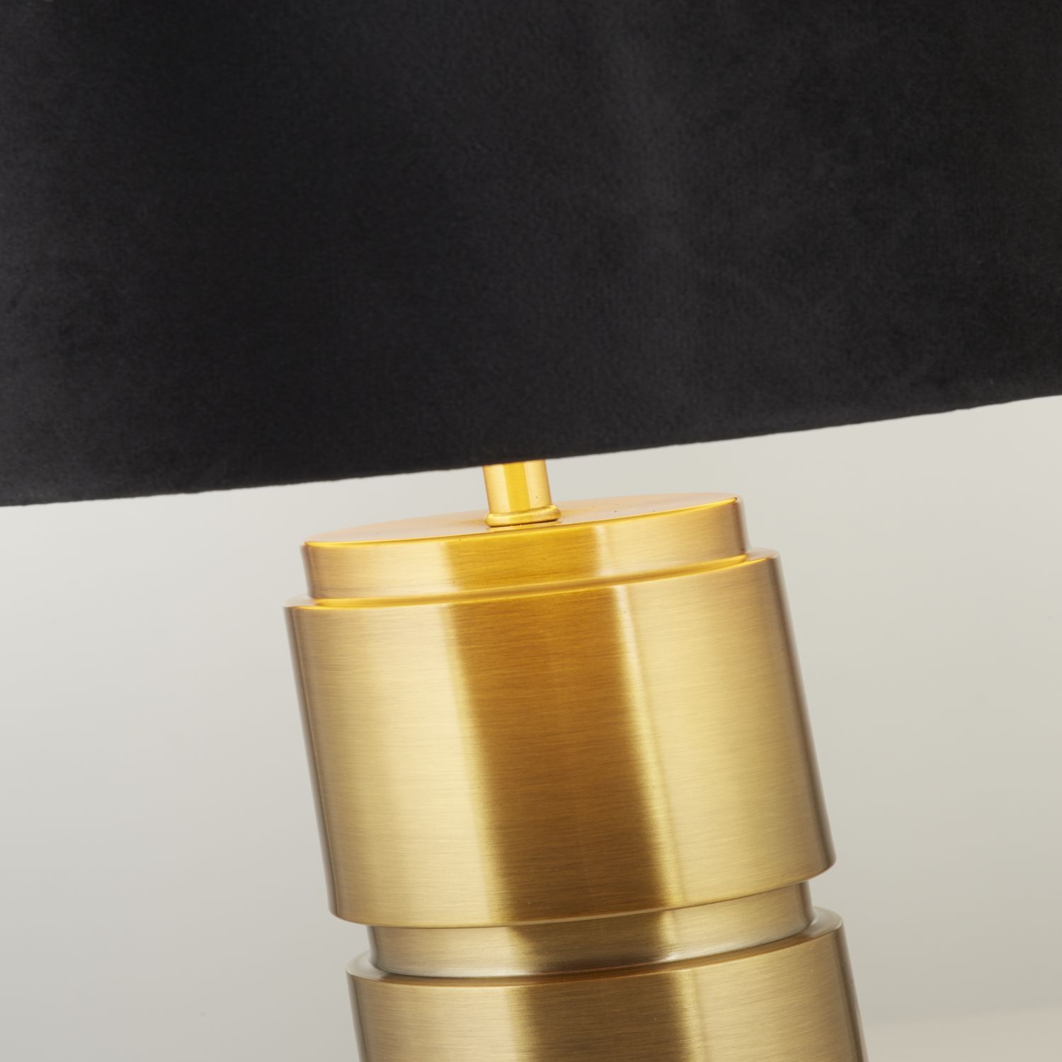 Brushed gold shop lamp shade