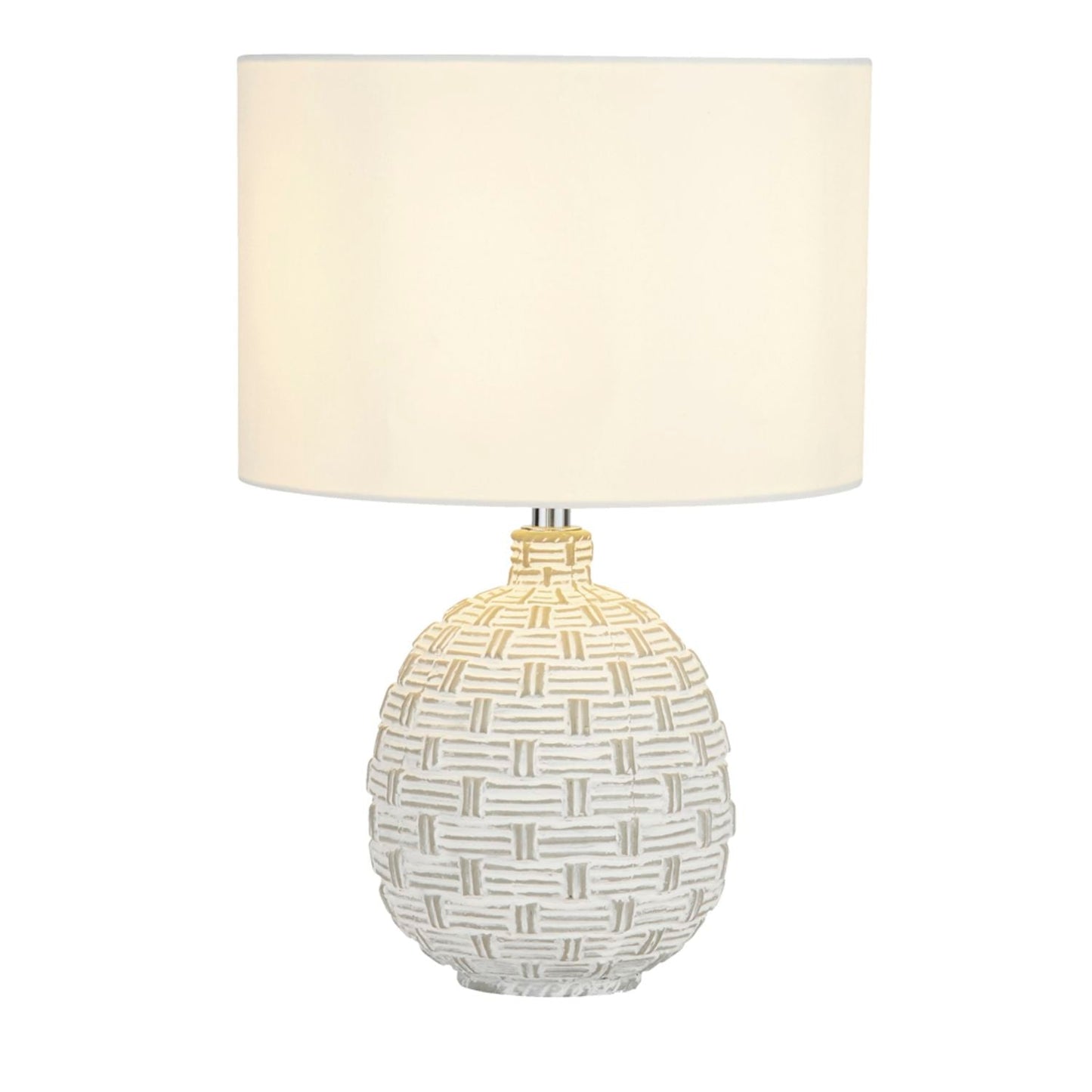 Textured Ceramic Base Table Lamp