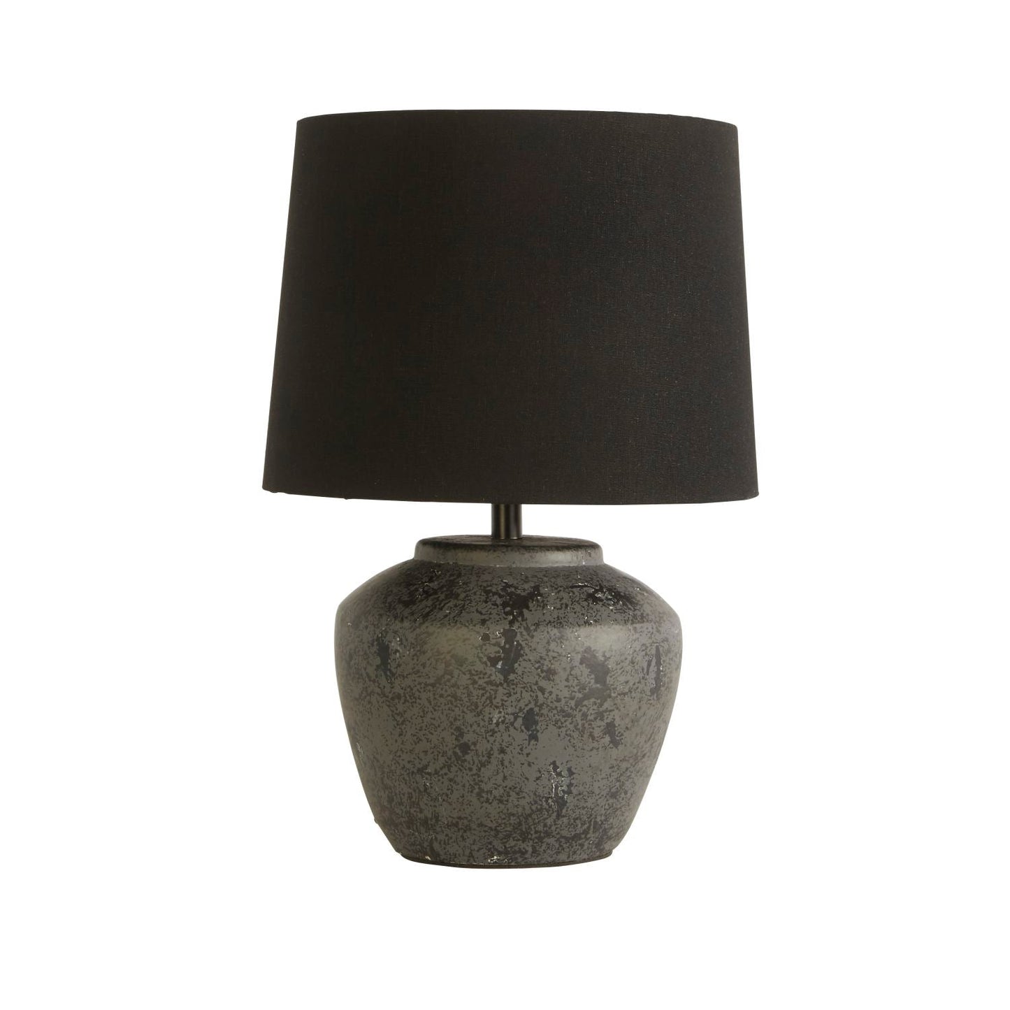 Black Ceramic Table Lamp with Shade