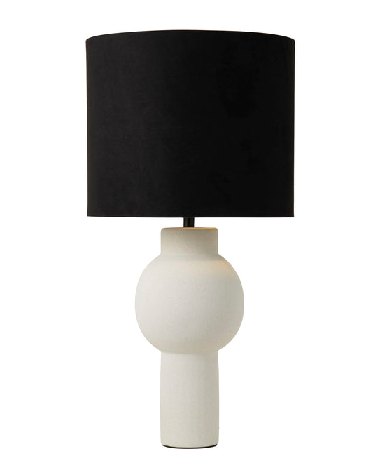 Black and White Contemporary Ceramic Table Lamp