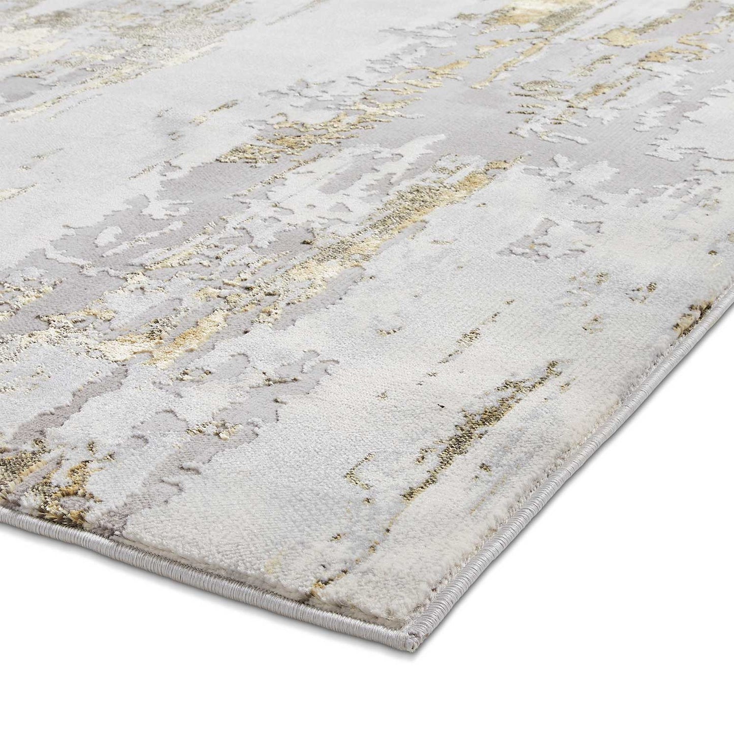Apollo GR579 Grey/Gold Rug