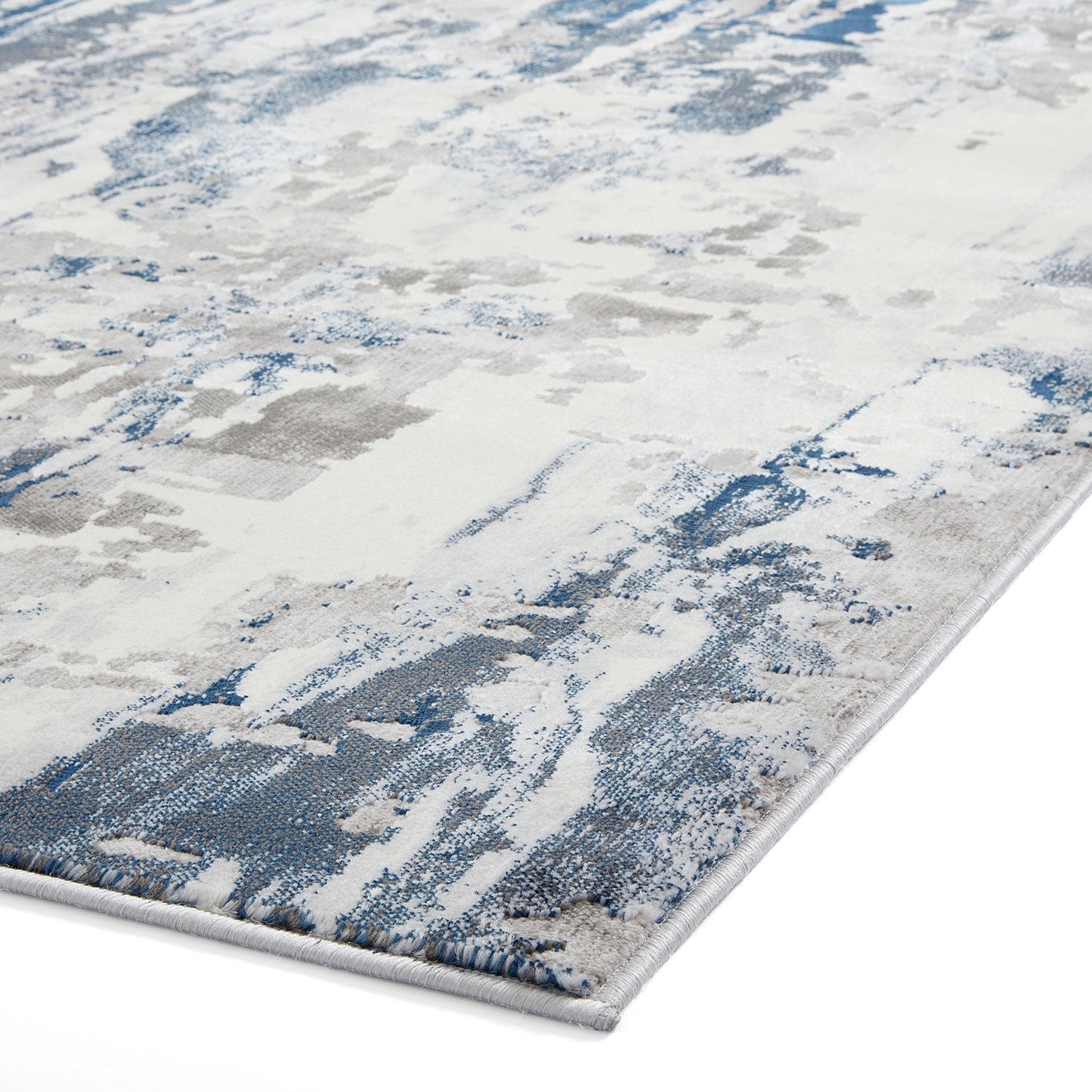 Apollo GR580 Grey/Navy Rug