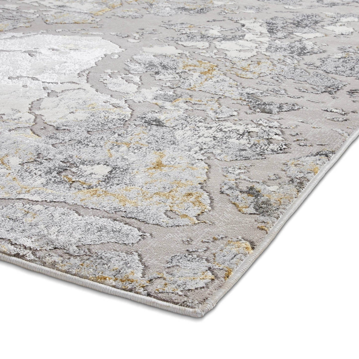 Apollo 2677 Grey/Gold Rug