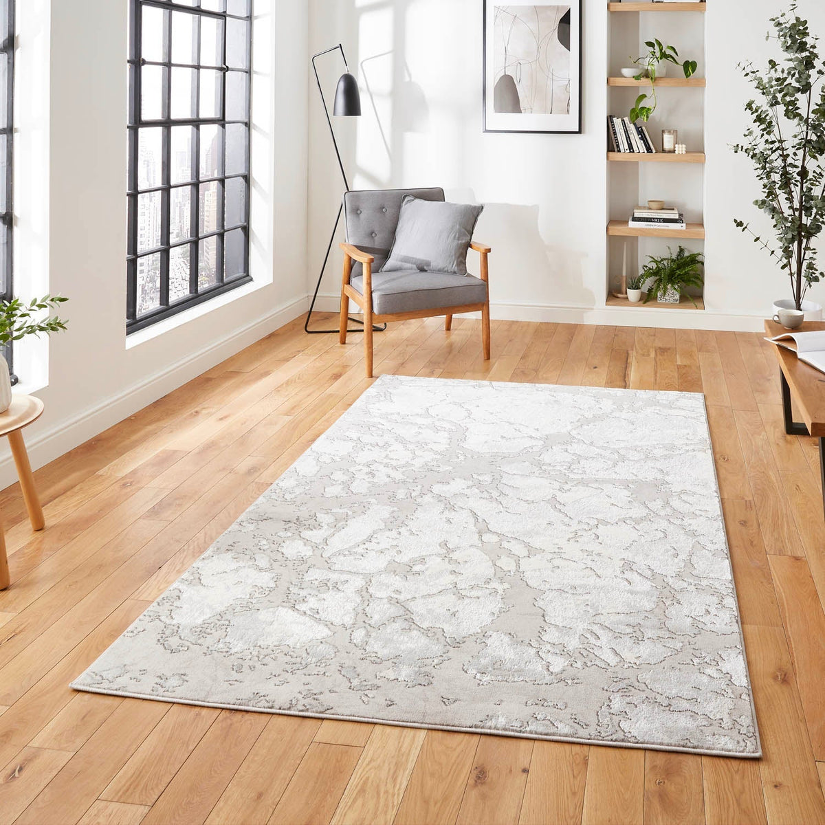 Apollo 2677 Grey Ivory Rug