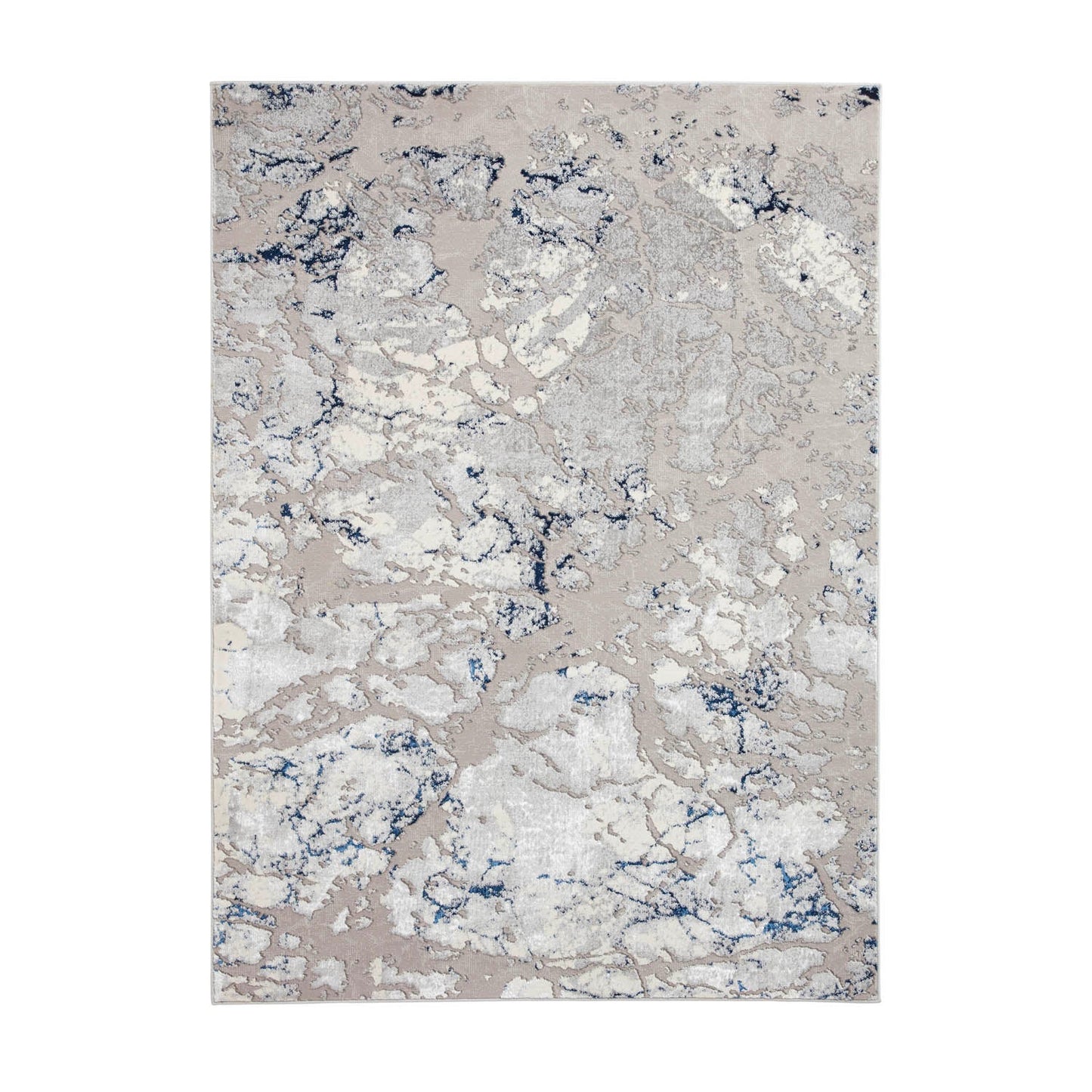 Apollo 2677 Grey/Navy Rug