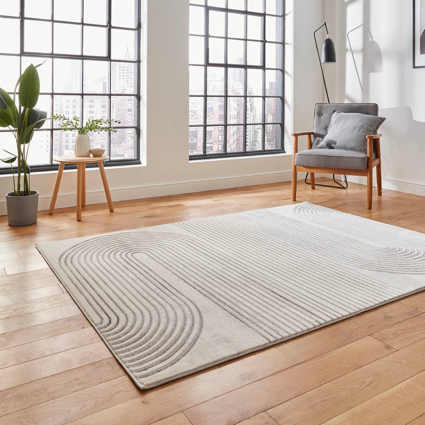 Apollo 2683 Grey/Ivory Rug