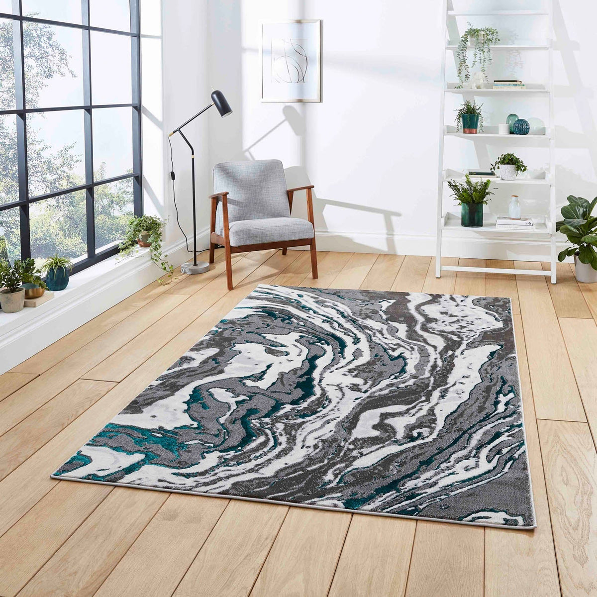 Apollo GR584 Grey Green Rug