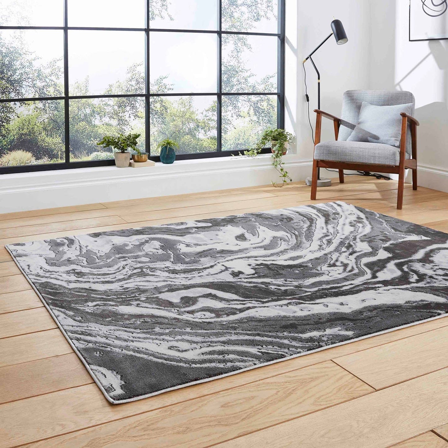 Apollo GR584 Grey Rug