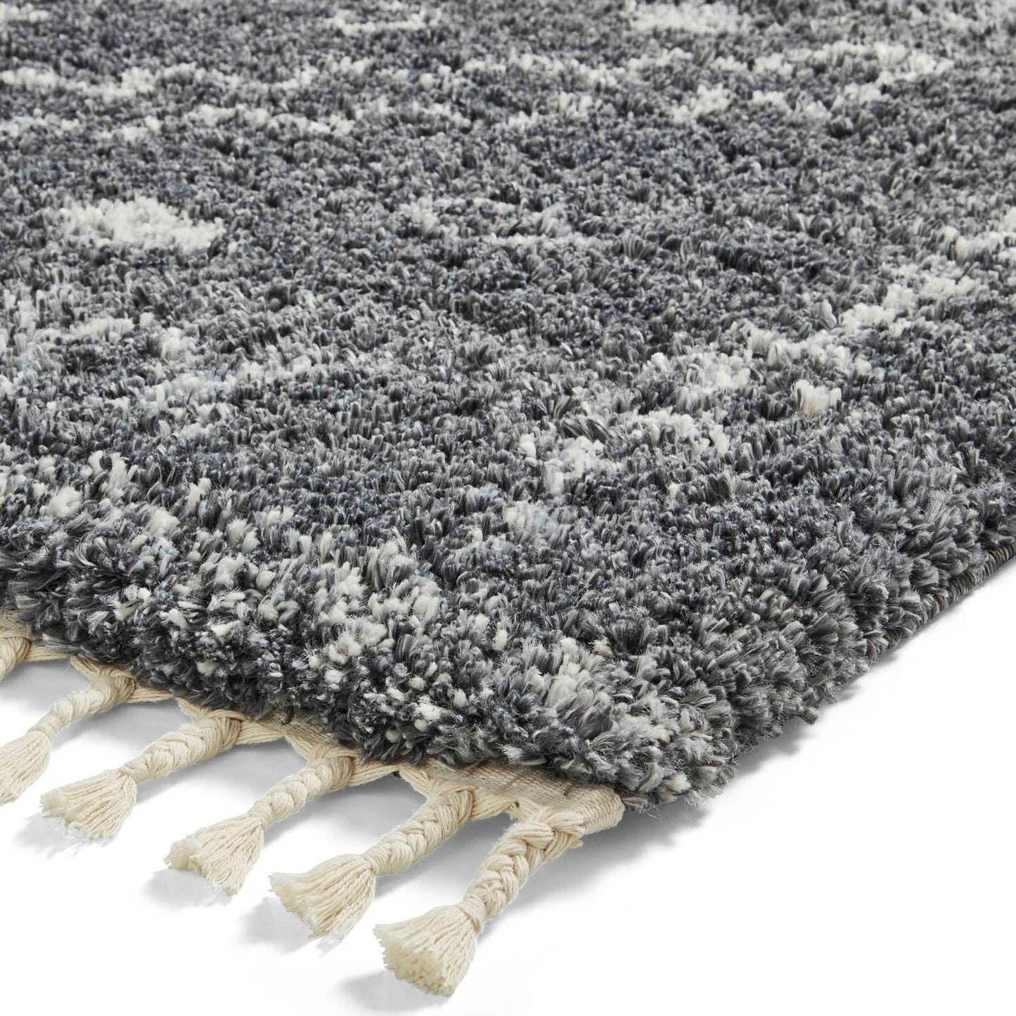 Aspen 1537 Grey Shaggy Rug