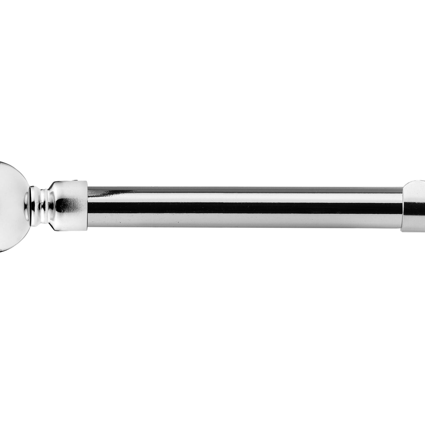 Chrome Bling Diamond Extendable Curtain Pole