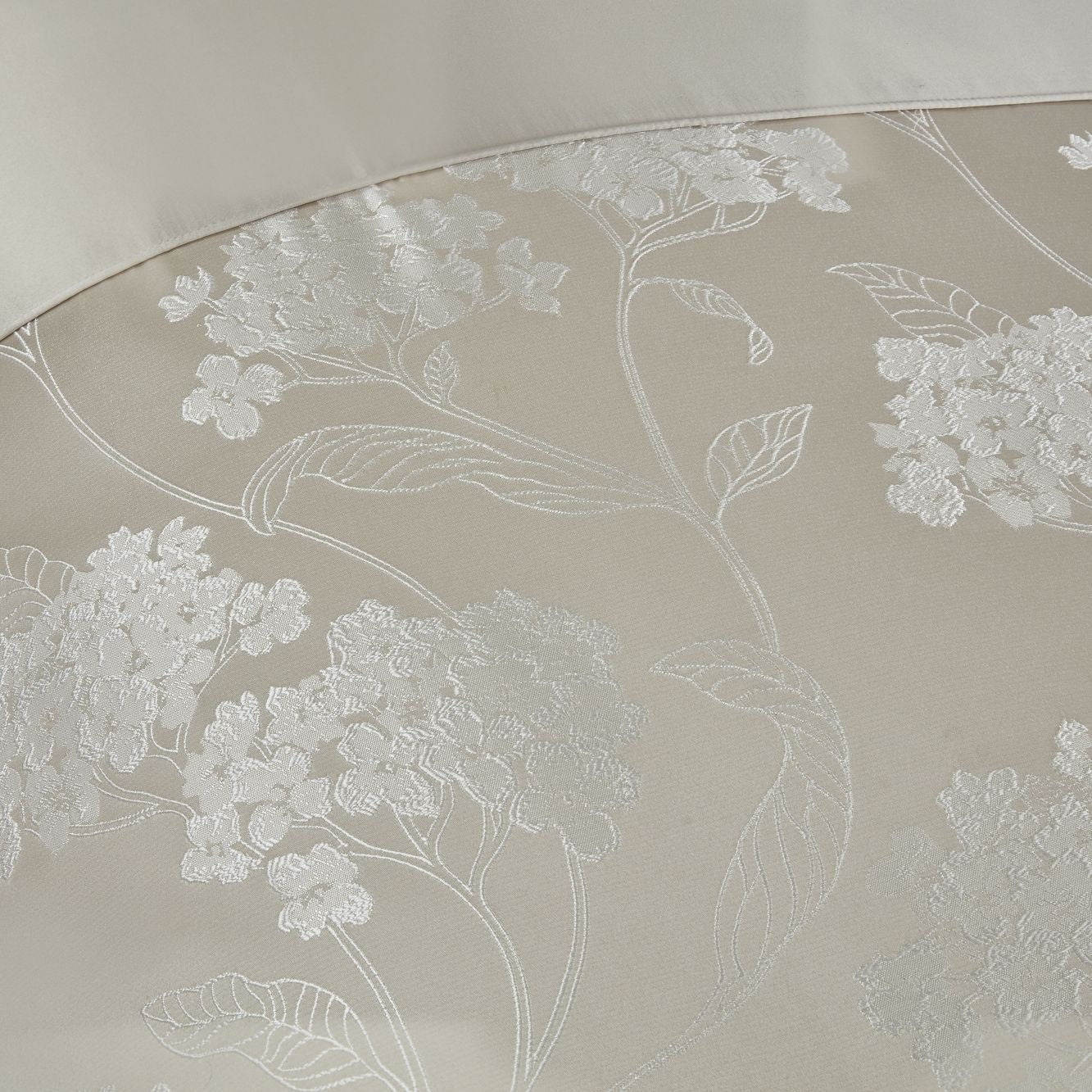 Blossom Cream Embellished Jacquard Duvet Set