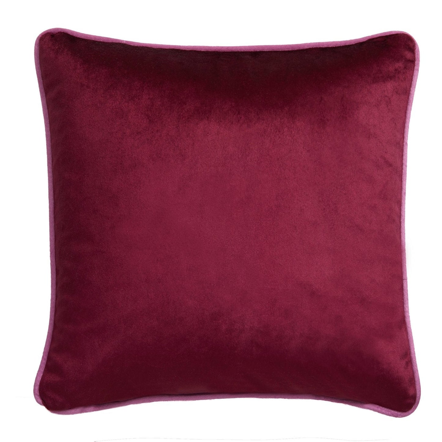Laurence Llewelyn-Bowen Birdity Absurdity Pink Velvet Cushion (43cm x 43cm)