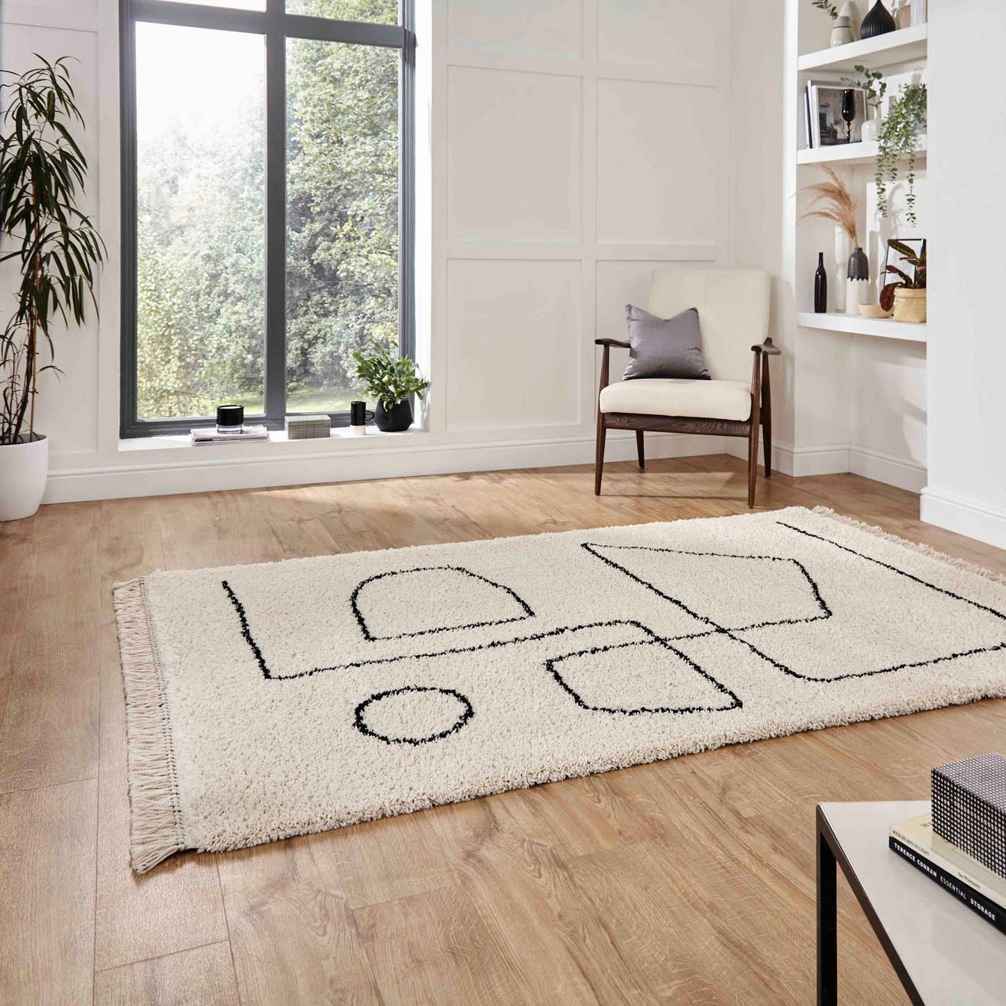 Boho A474 White Rug