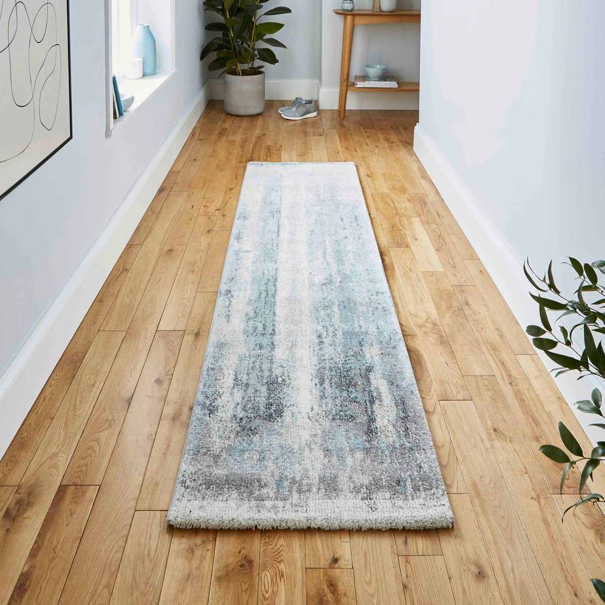 Brooklyn 8595 Ivory Blue Runner
