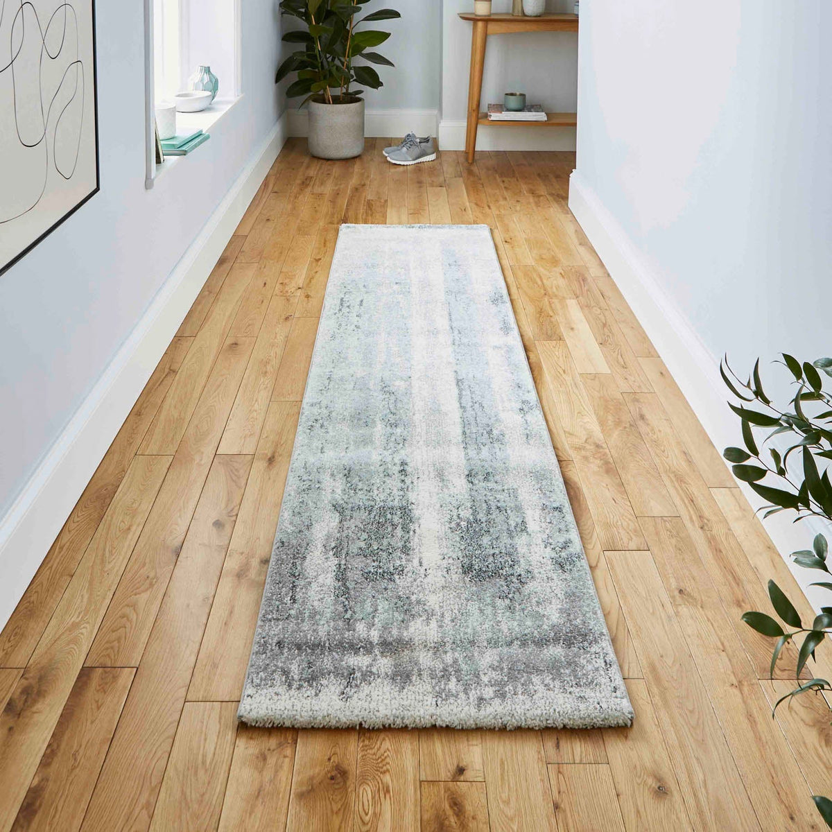 Brooklyn 8595 Ivory Green Runner