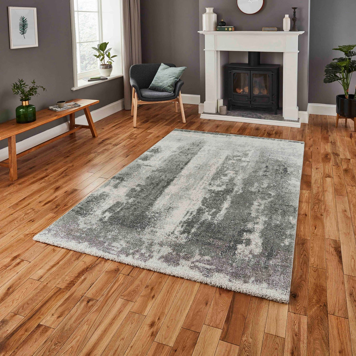 Brooklyn 8595 Ivory Green Rug