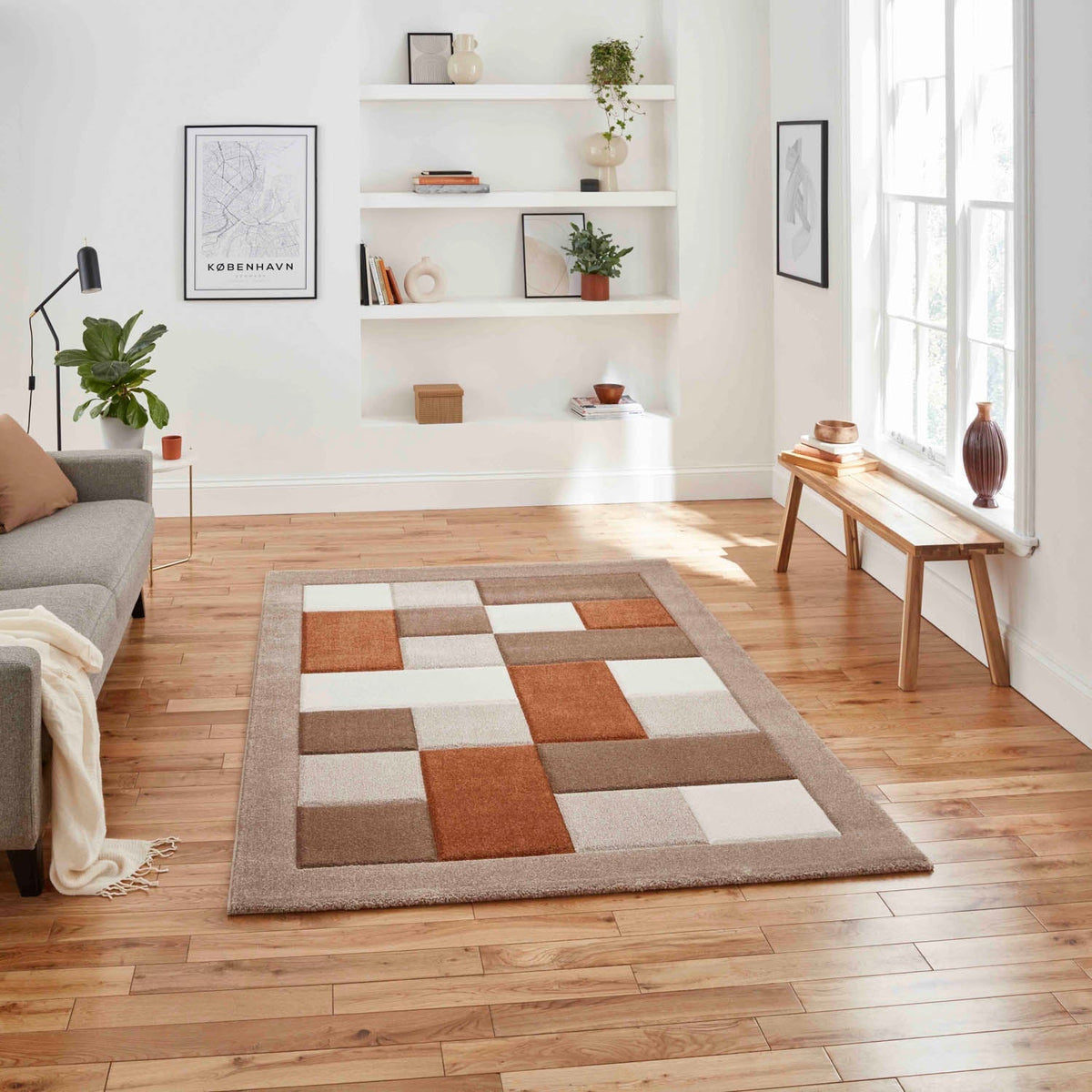 Brooklyn BRK04 Beige Terracotta Rug