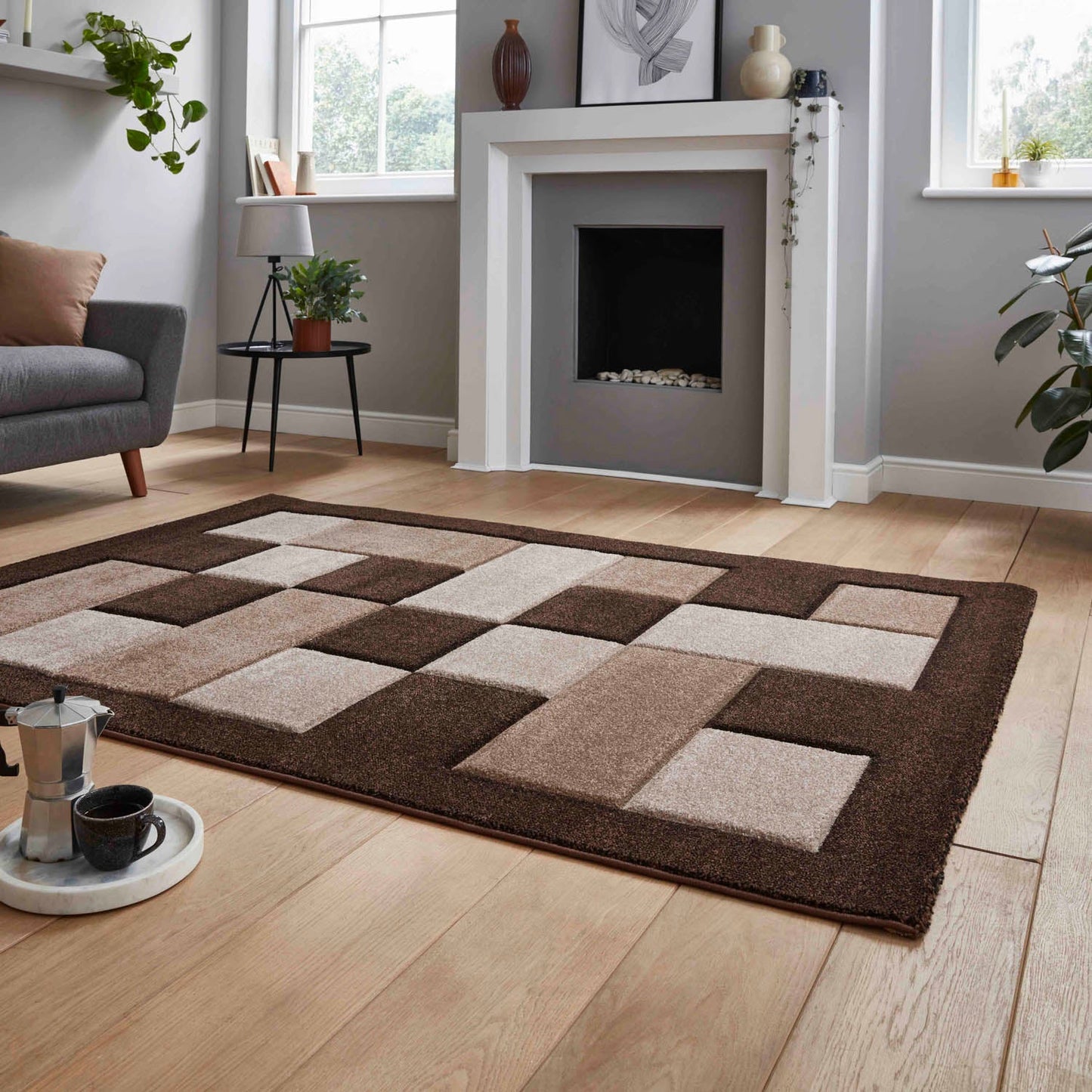 Brooklyn BRK04 Brown/Beige Rug