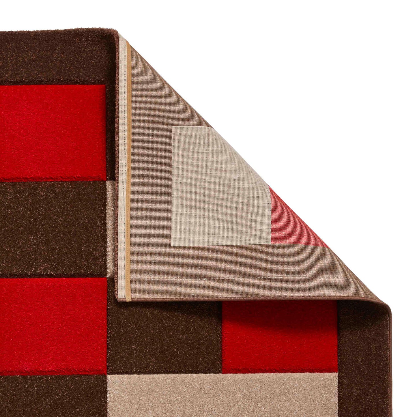 Brooklyn BRK04 Brown/Red Rug