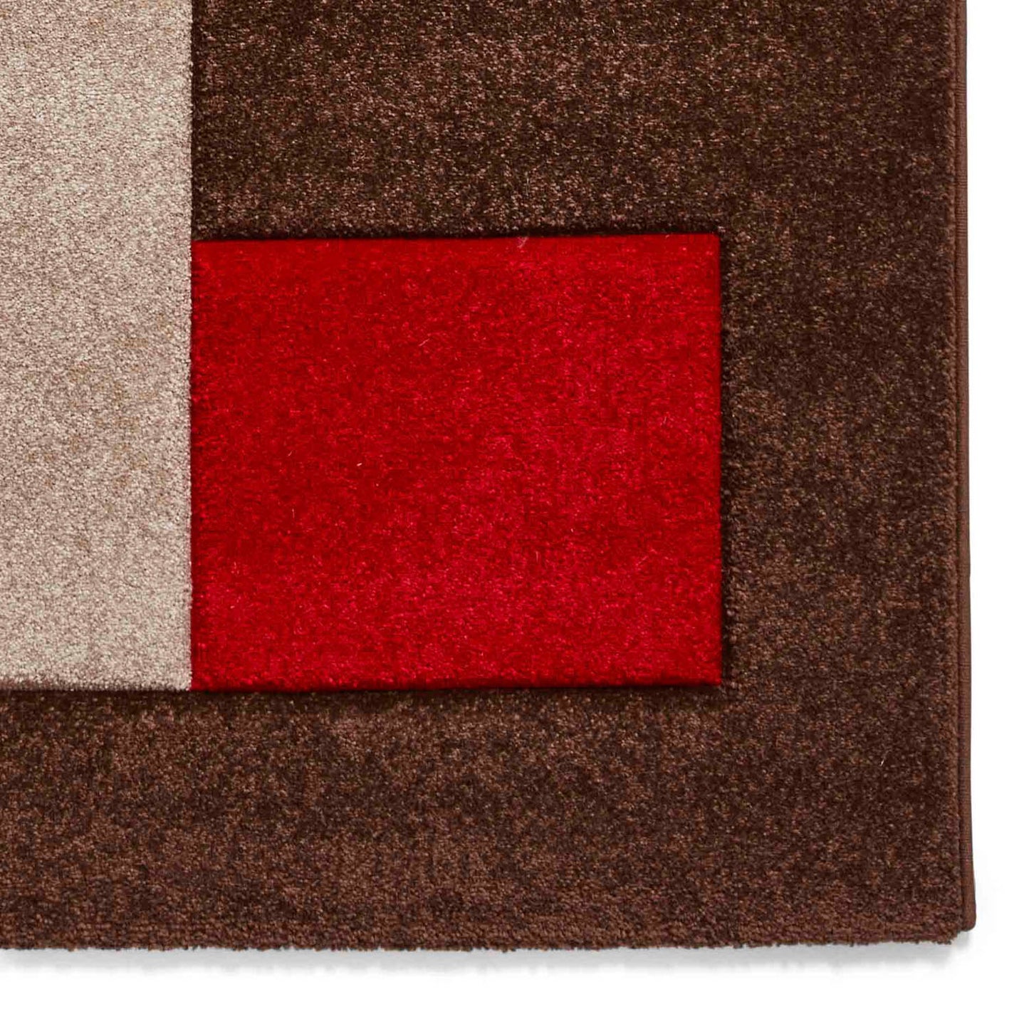 Brooklyn BRK04 Brown/Red Rug