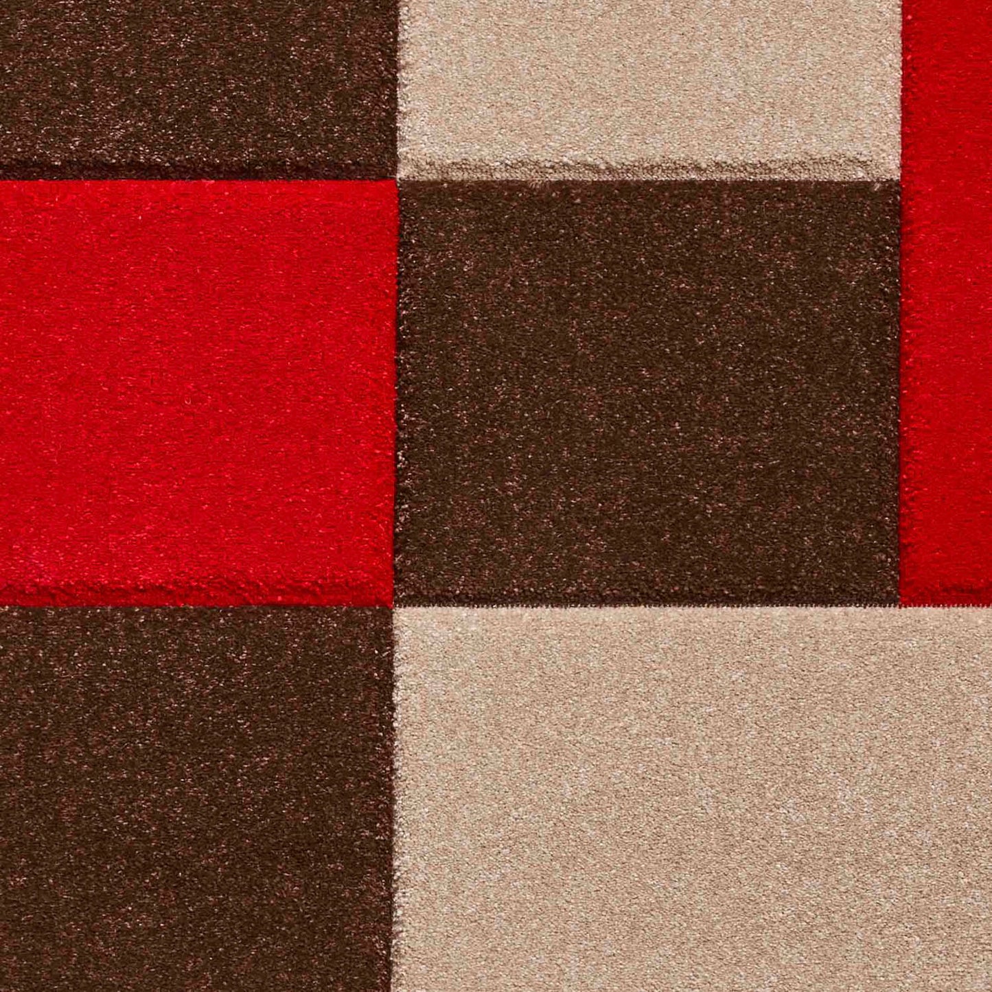 Brooklyn BRK04 Brown/Red Rug