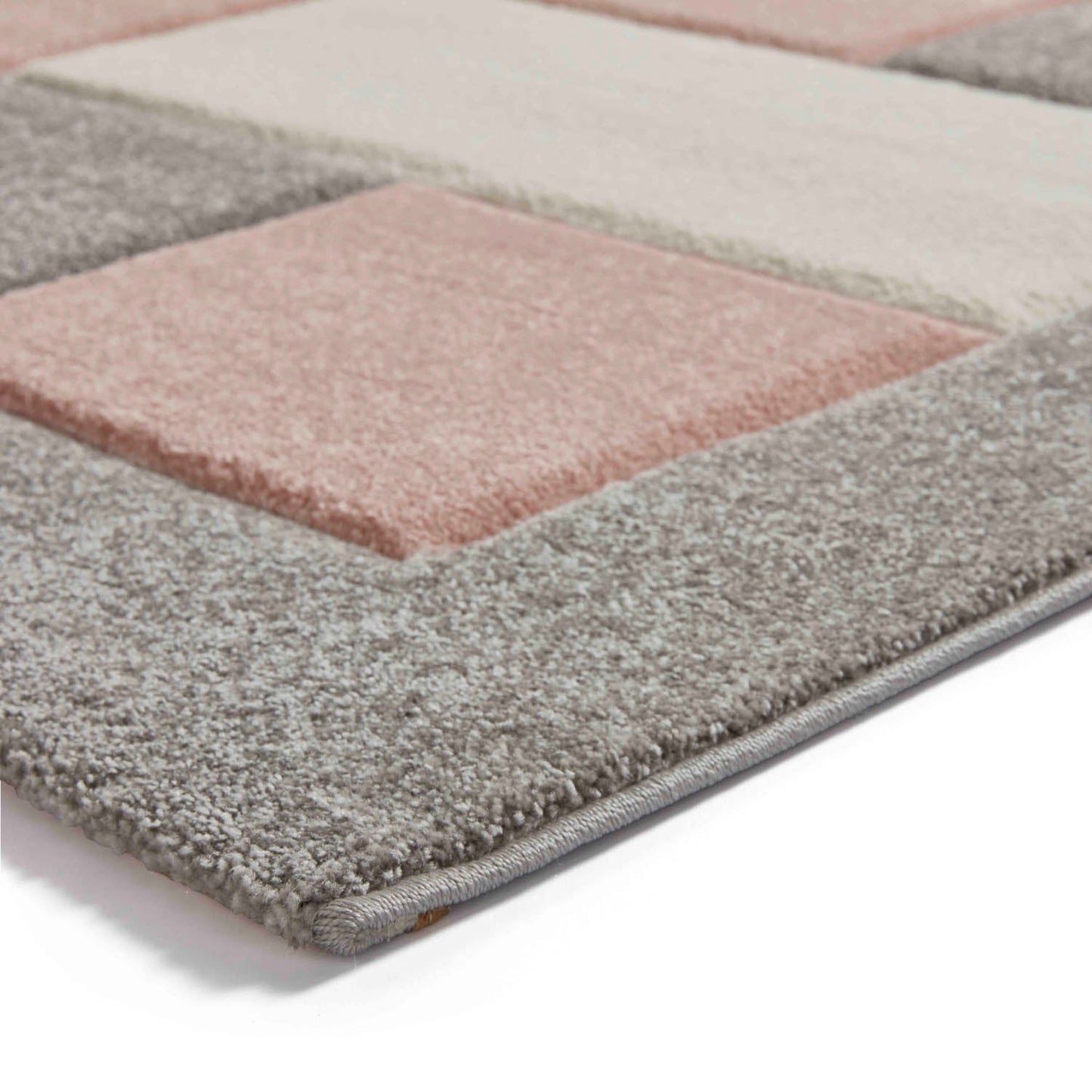 Brooklyn BRK04 Grey/Rose Rug