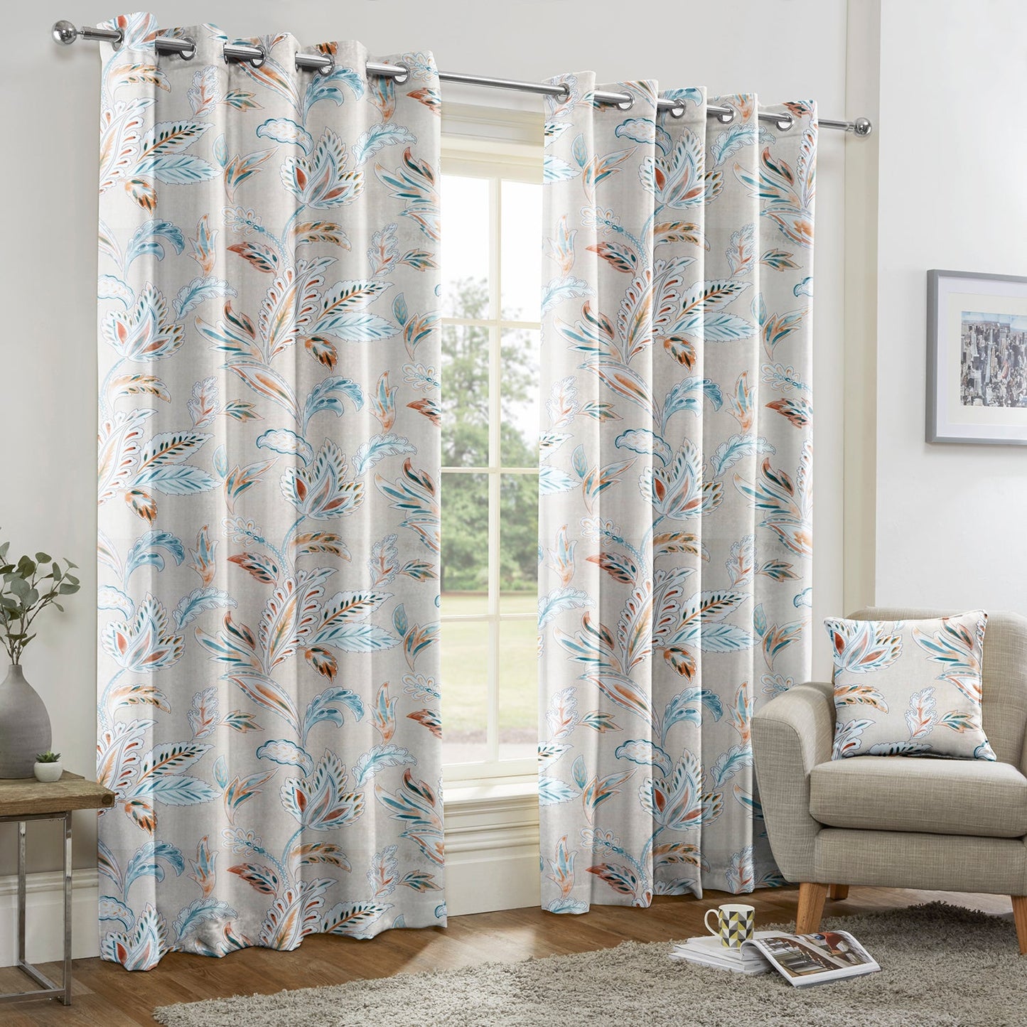 Cordoba Autumn Made to Measure Curtains