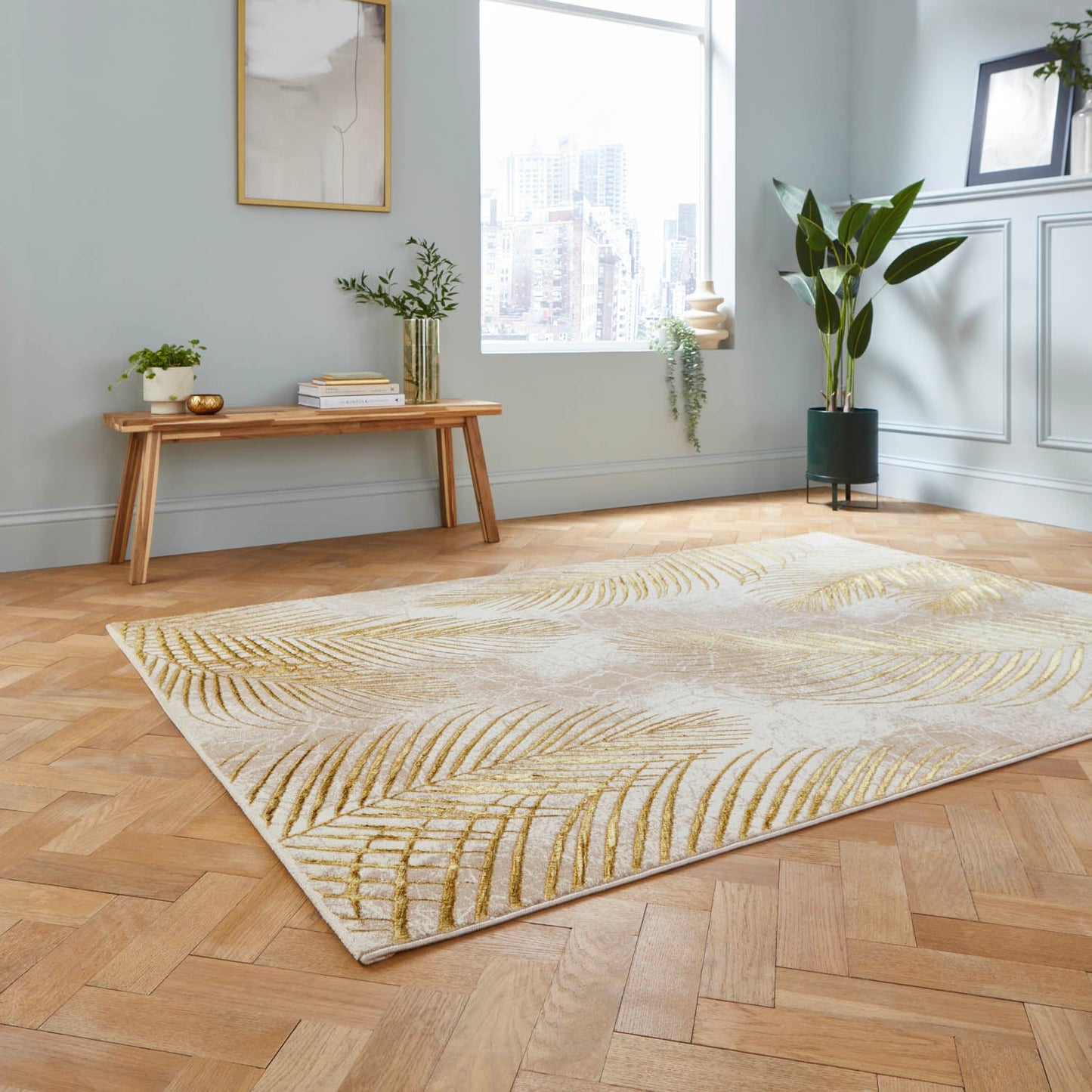 Creation 50051 Beige/Gold Rug