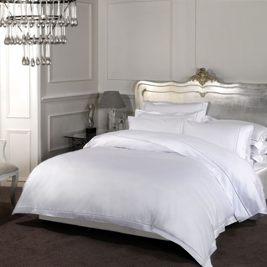 White 1000 Thread Count 100% Cotton Duvet Cover