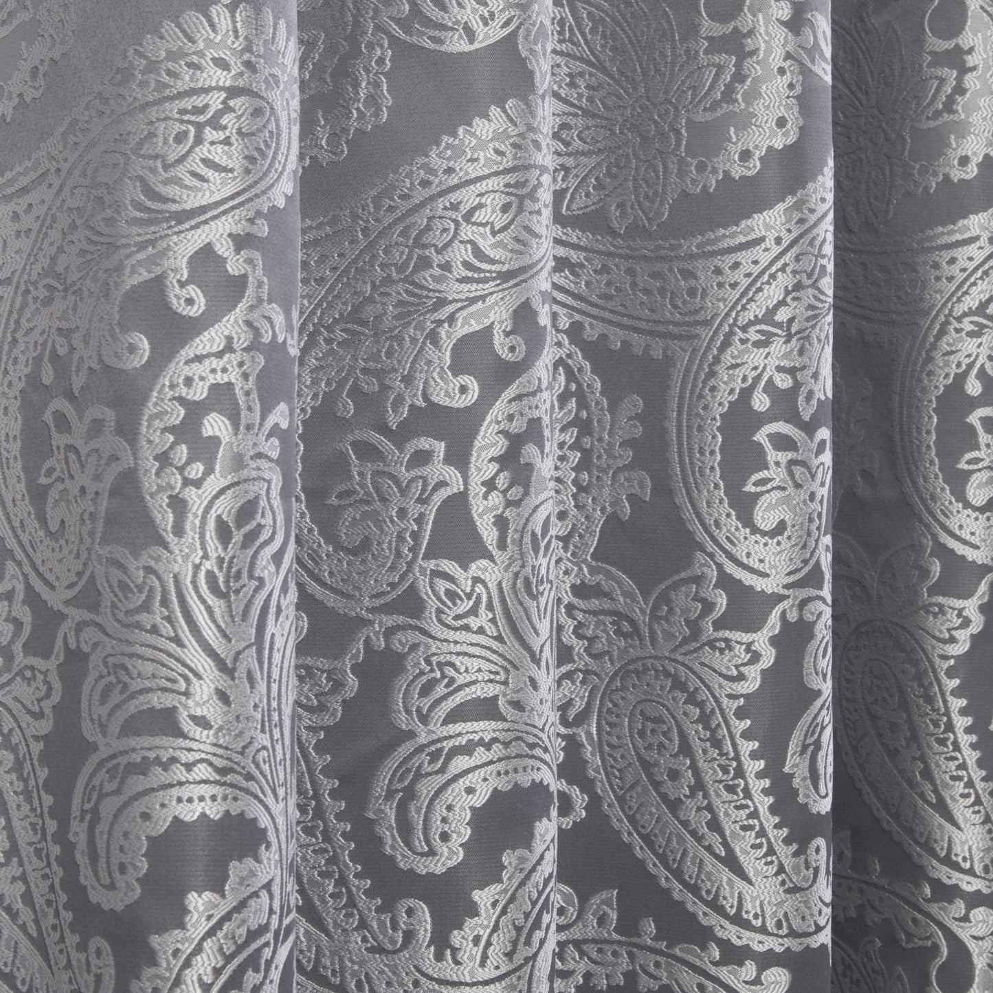 Duchess Silver Lined Pencil Pleat Jacquard Velvet Curtains